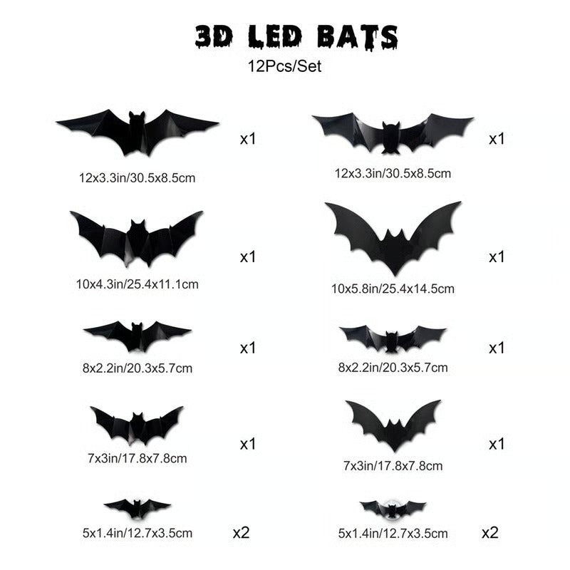 LumiBats™ – Stimmungsvolle Halloween-Fledermausbeleuchtung