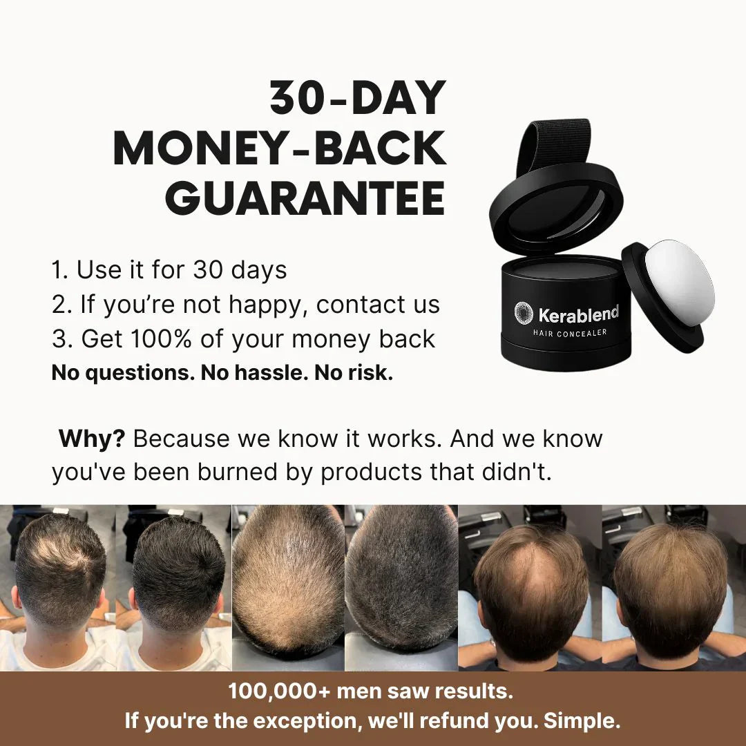 50% RABATT | Kerablend™ Mineral-Haarverdichtung | Sofort volleres Haar in 60 Sekunden ☀️ Ideal für den Sommer