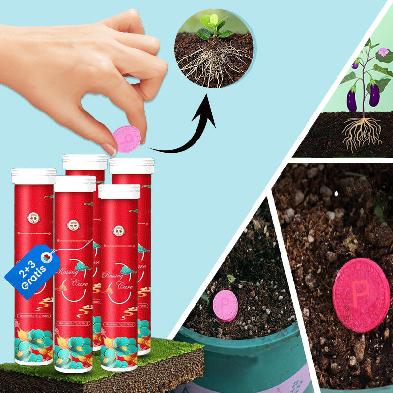 GrowBoost – Pflanzennährstofftabletten für Zimmer- und Gartenpflanzen