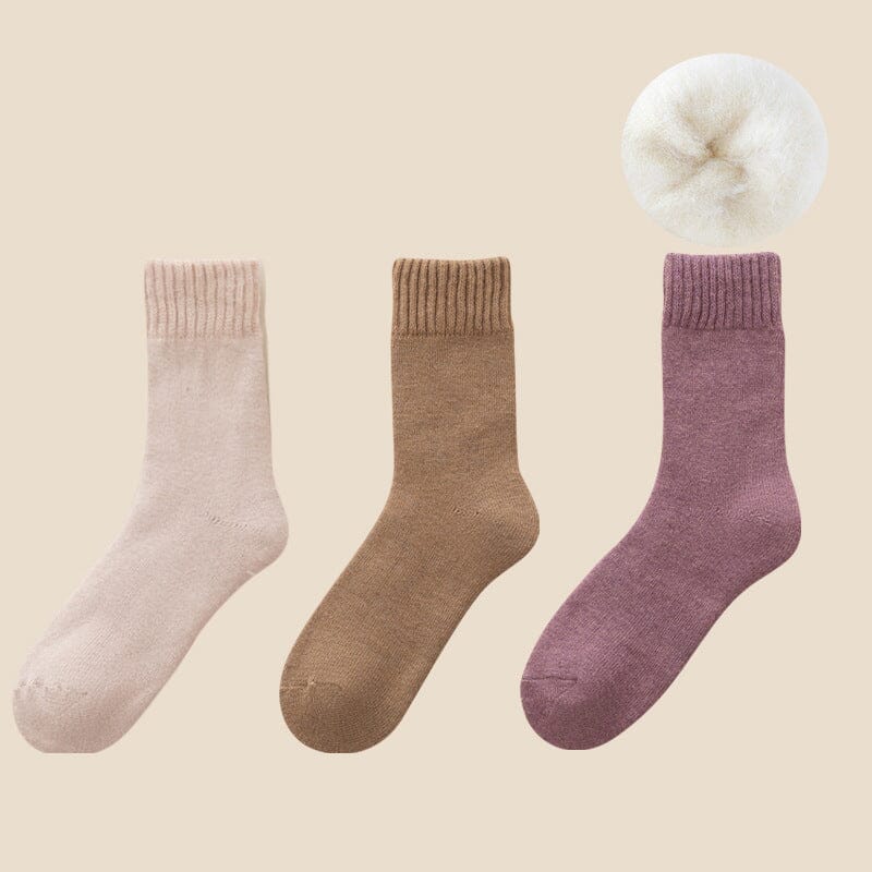 (3 Paar + 2 Paar Gratis) WarmFeet - Elegante, dicke Thermosocken, perfekt für den Winter