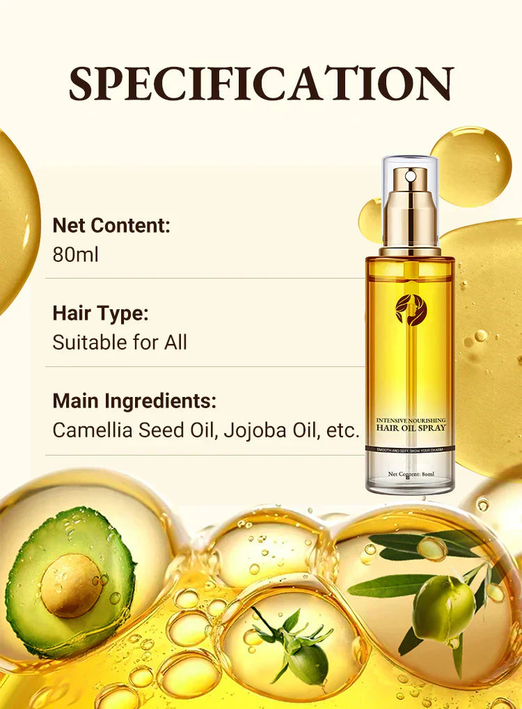 1+1 GRATIS | VelvaHair™ | Haaröl-Spray für glänzendes, gesundes & geschmeidiges Haar in Sekunden