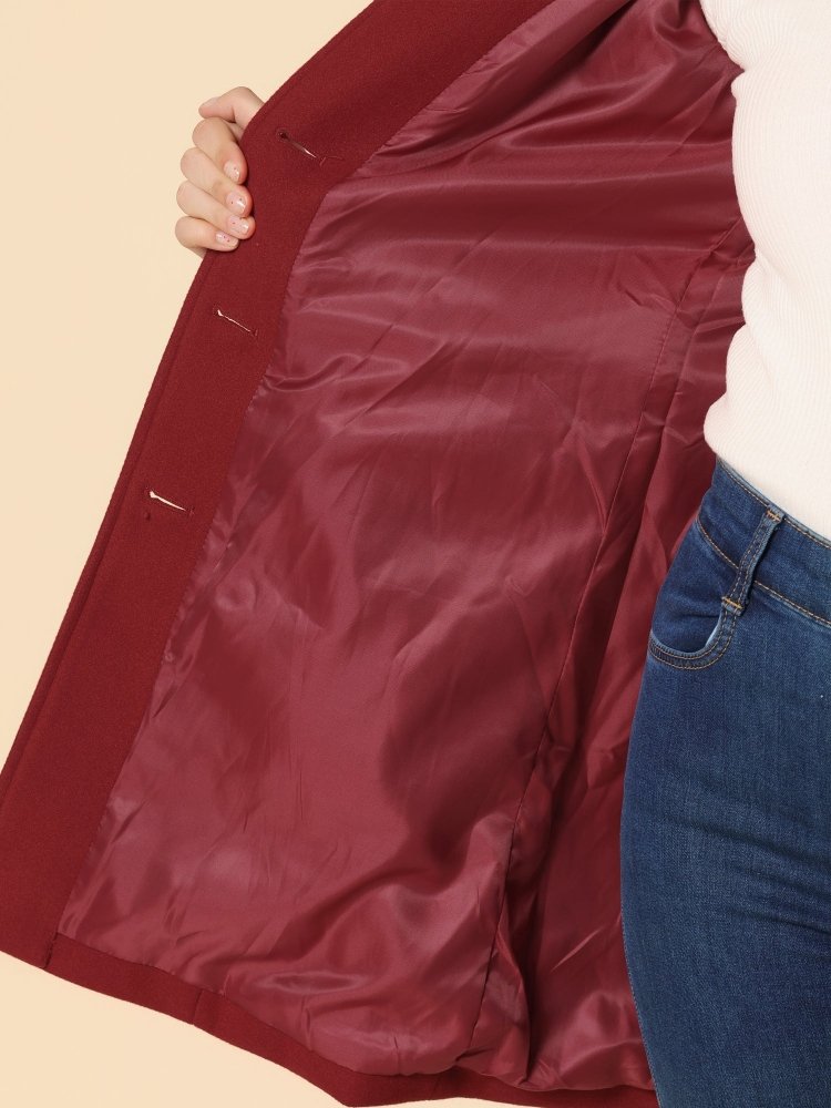 Stefenia – Eleganter Damenmantel mit Knöpfen