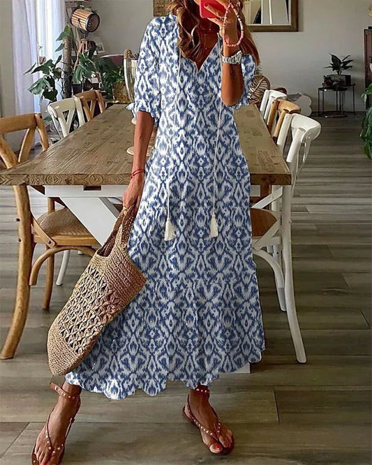 Joanne – Sommerkleid mit V-Ausschnitt