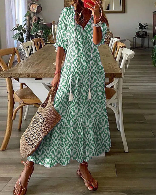 Joanne – Sommerkleid mit V-Ausschnitt