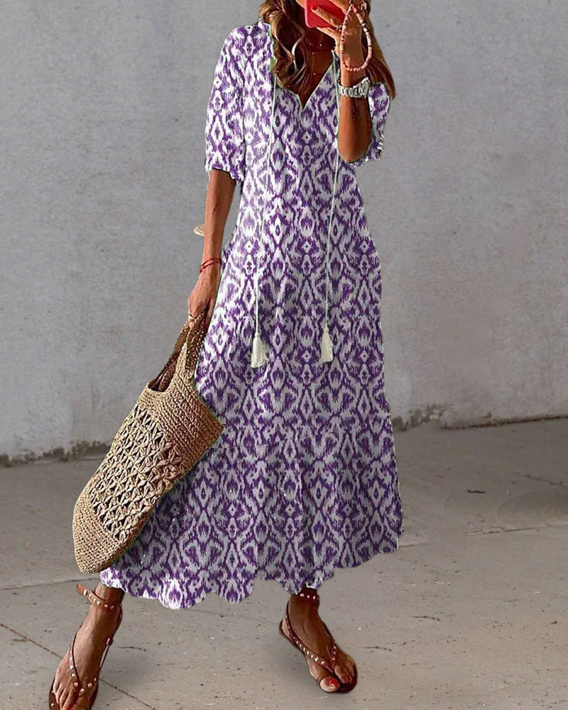 Joanne – Sommerkleid mit V-Ausschnitt