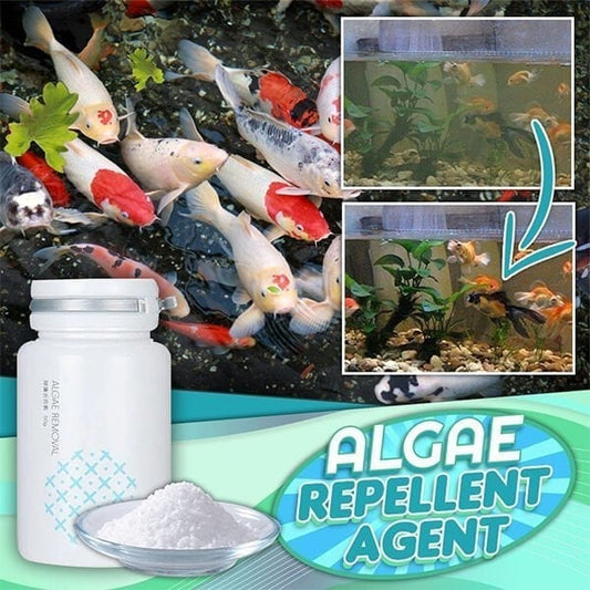 Teich Algenmittel 50 g | Klärt grünes Wasser & bindet Schwebstoffe | Für Teichfische & Pflanzen geeignet, Dosierung 1–2 g/100 L