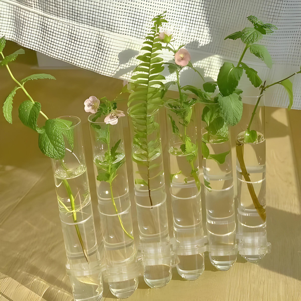 FloraForm — Modulare Glasröhrenvase