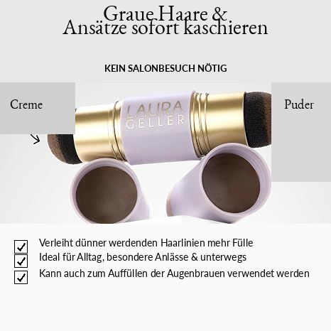 LAURA GELLER NEW YORK Root Touch-Up – Sofortige Ansatz-Abdeckung für Haare & Augenbrauen
