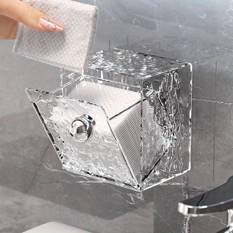 GlamoraCase — Transparenter, wandmontierter Make-up-Organizer