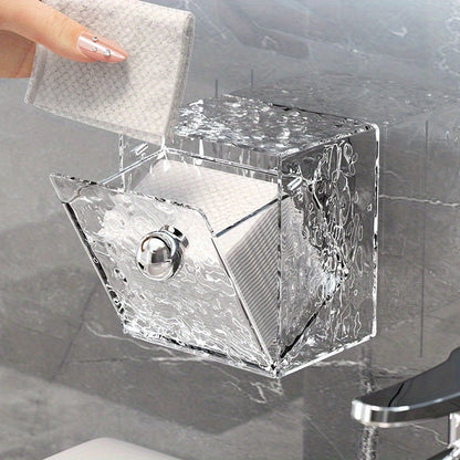 GlamoraCase — Transparenter, wandmontierter Make-up-Organizer