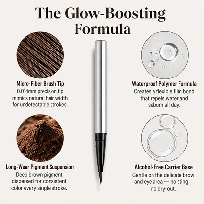 Linelle – Ultra-Fine 4-in-1 Waterproof Liner Pen for Brows, Eyes & Hairline + Buy 1 Get 1 FREE