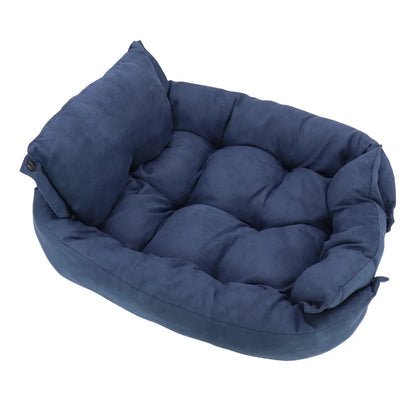 CozyNest™ | 3-in-1 Haustierbett – Sofa, Matte oder Schlafhöhle in einem