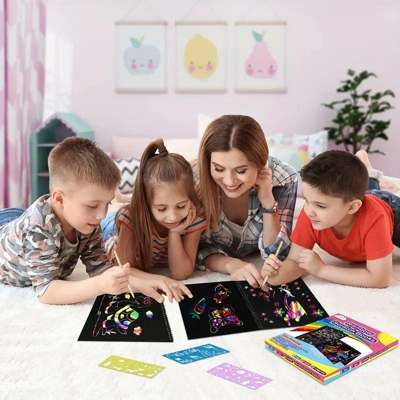 ColorSpark – Regenbogen-Zauber-Kratzpapier mit Holzstift | 1+1 GRATIS