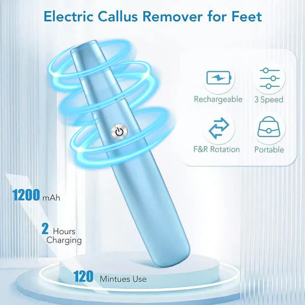 TurboSole Pro — Elektrischer Hornhautentferner für glatte Füße & einfache Fußpflege