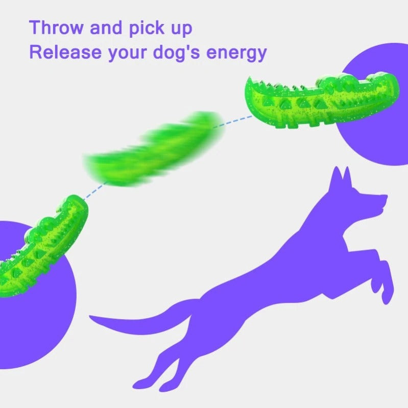 SnackSaver™ | Interaktives Krokodil-Hundespielzeug