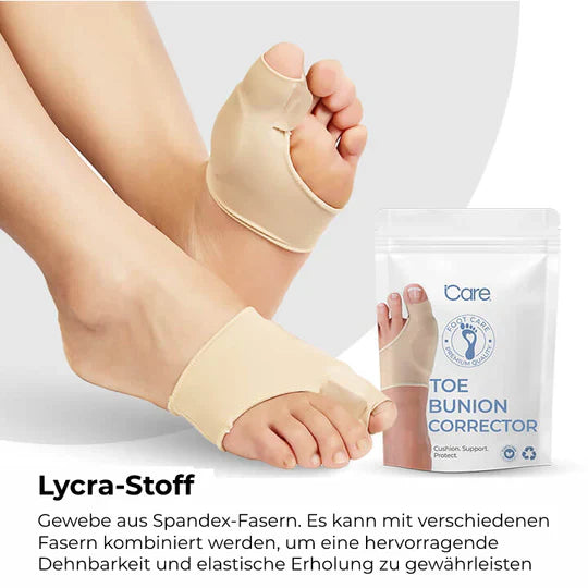 Footalis ZehAlign | Zehenspreizer für Hallux Valgus | Hautfreundlich & Diskret | Für Tag & Nacht