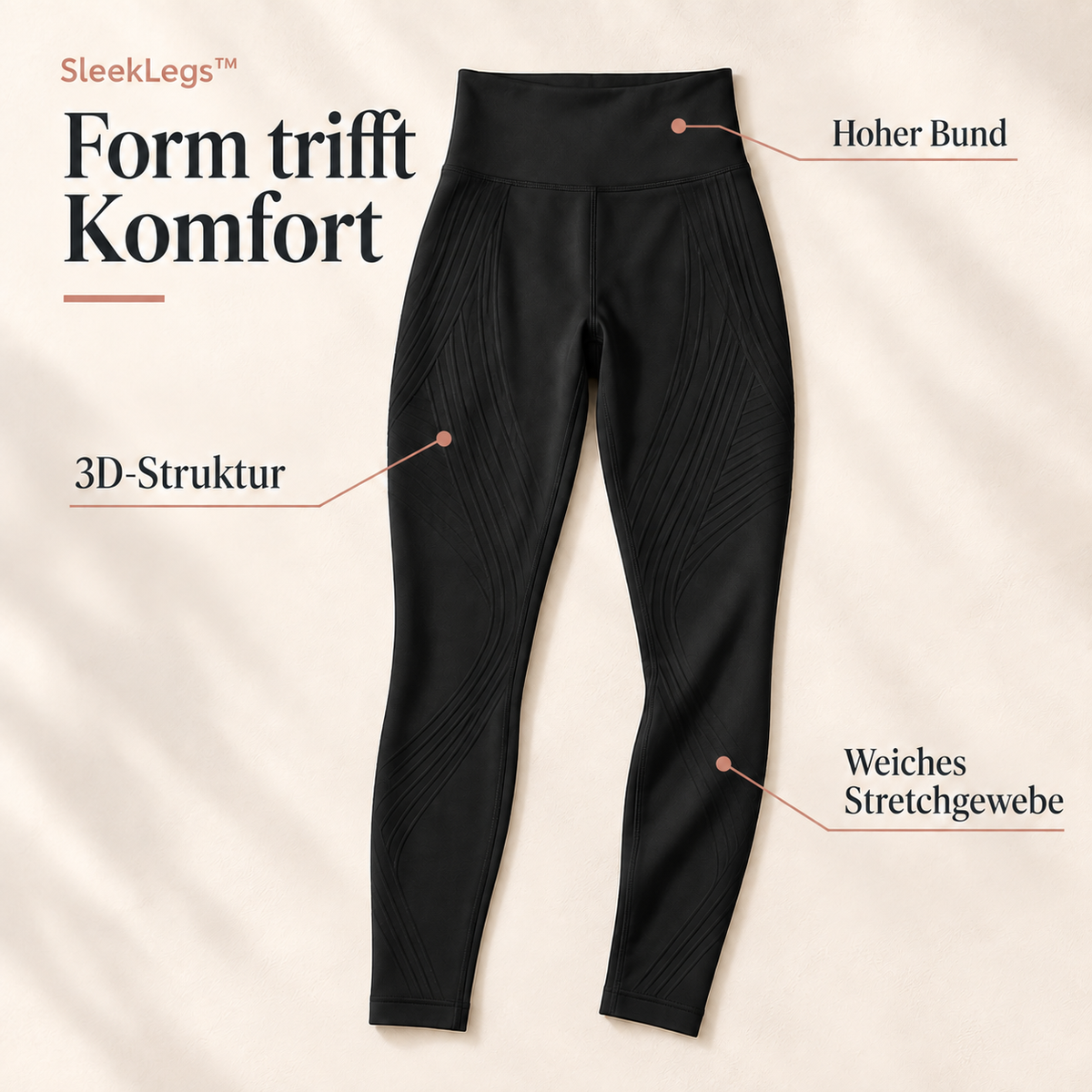 Letzter Tag Rabatt! | SleekLegs™ Anti-Cellulite-Leggings – Für ein glatter wirkendes Hautbild und Beine zum Wohlfühlen
