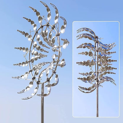 VentoLuxe – Handgefertigter Winddreher aus Metall als Gartenschmuck