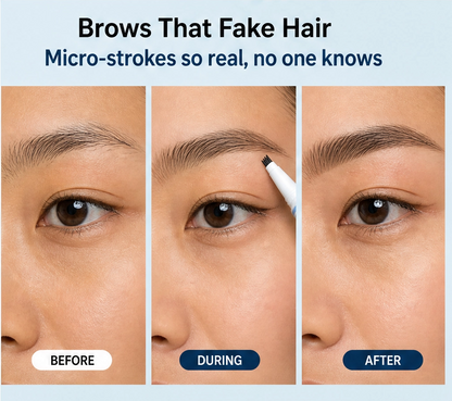 Archelle – 2-in-1 wasserfester Microblading-Augenbrauenstift mit Tönungsbürste + 1 KAUFEN, 1 GRATIS