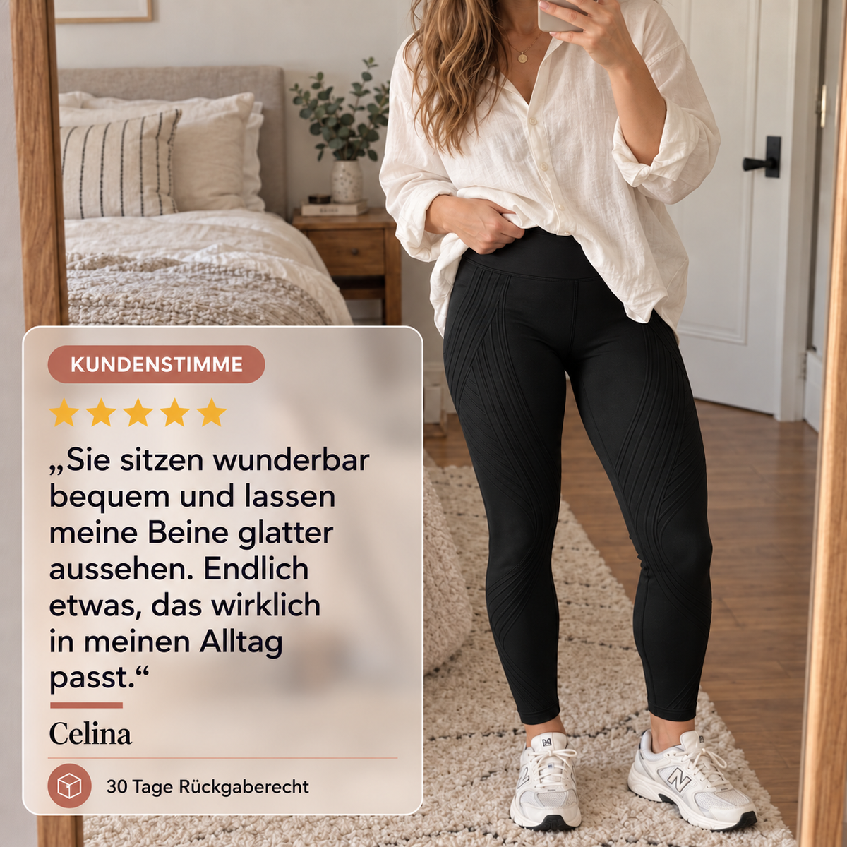 Letzter Tag Rabatt! | SleekLegs™ Anti-Cellulite-Leggings – Für ein glatter wirkendes Hautbild und Beine zum Wohlfühlen