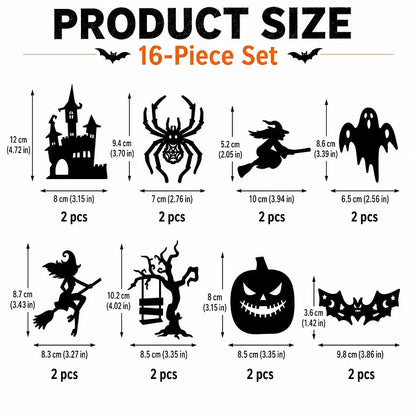 ScareLume™ – Leuchtende Halloween LED-Wandaufkleber für gruselige Stimmung 🎃🦇