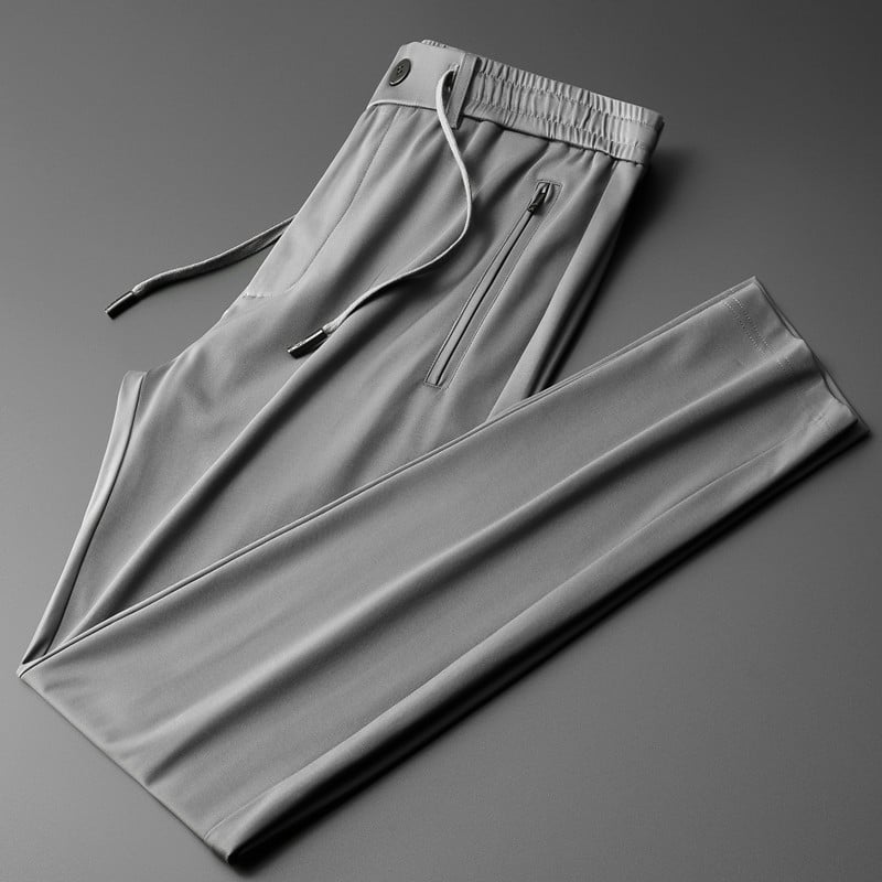 1+1 Gratis | Gerade geschnittene, knitterfreie Herren-Freizeithose - Ein Hingucker für jeden Anlass