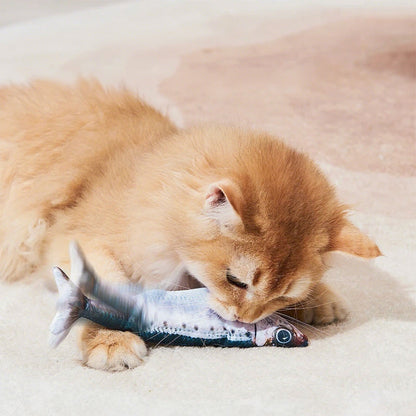 CatFrenzy™ | Lebensechtes Katzenspielzeug Fisch – Sofortige Jagdfreude entfesseln