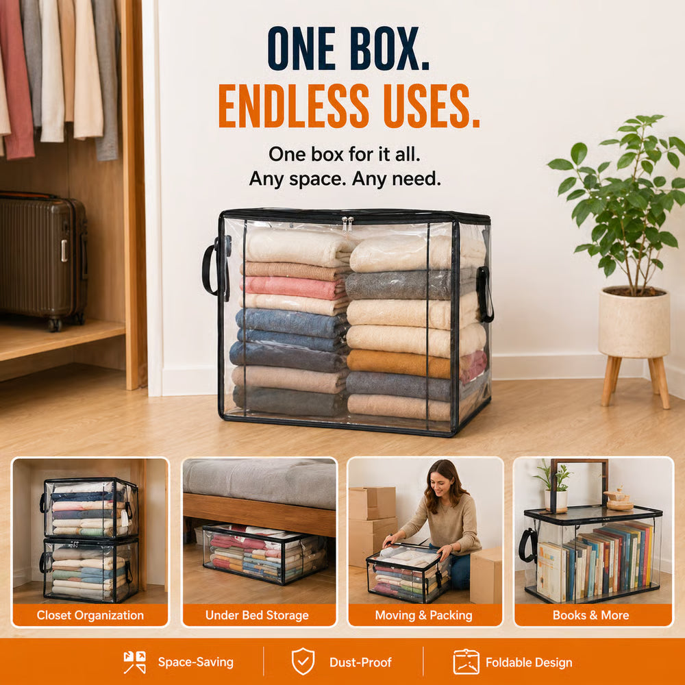 TidyUpStacker™ – Sofortiger Platzgewinn im Schrank & Ordnung für sperriges Durcheinander