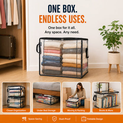 TidyUpStacker™ – Sofortiger Platzgewinn im Schrank & Ordnung für sperriges Durcheinander
