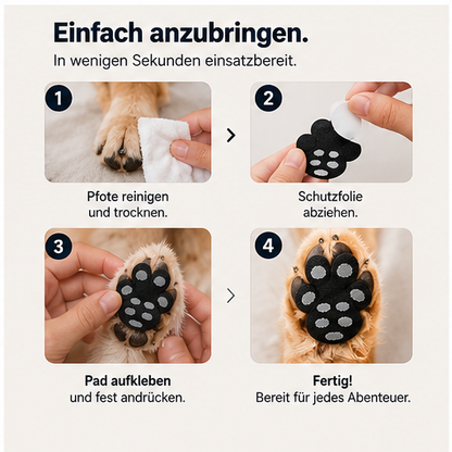 PawShield™ – Selbstklebende Pfotenpads für sicheren Halt & geschützte Hundepfoten
