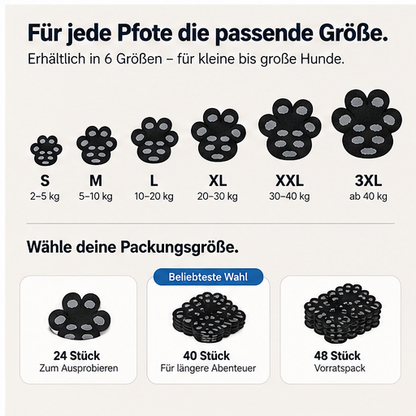 PawShield™ – Selbstklebende Pfotenpads für sicheren Halt & geschützte Hundepfoten