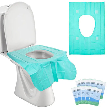 PureSeat™ | Hygienische Einweg-Toilettensitzbezüge (100 Stück) – Kompakt, leicht verstaubar & ideal für unterwegs!