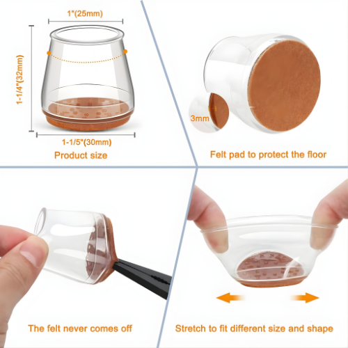 SlipShield Guards — Bodenschoner-Pads für Möbelbeine