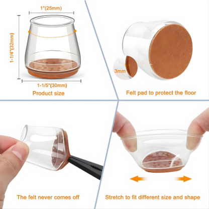SlipShield Guards — Bodenschoner-Pads für Möbelbeine
