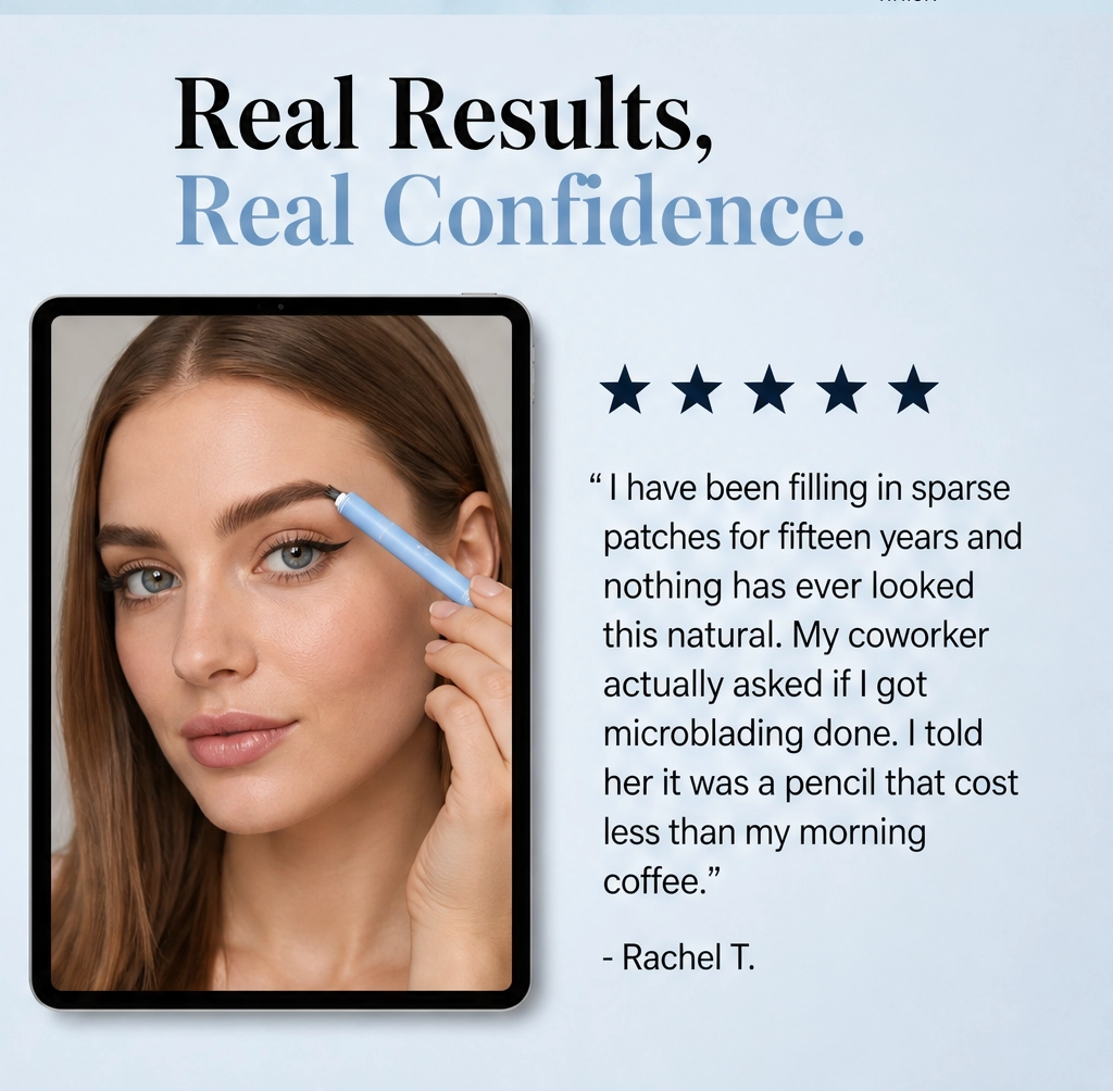 Archelle – 2-in-1 wasserfester Microblading-Augenbrauenstift mit Tönungsbürste + 1 KAUFEN, 1 GRATIS