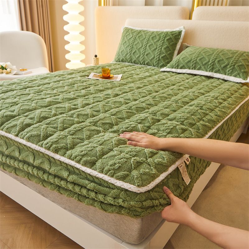 CozyWrap™ | Dicke warme Spannbettauflage