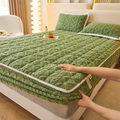 CozyWrap™ | Dicke warme Spannbettauflage