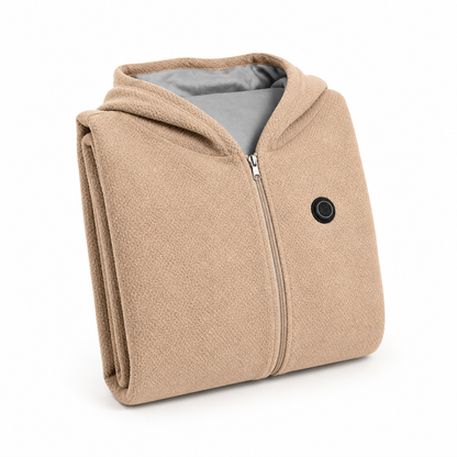 WarmWrap™ | Beheizbare Schulterdecke mit 8 Heizzonen und USB-C-Anschluss