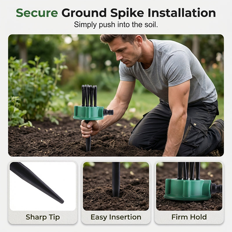 FlexRain™ | Flexibler Garten-Sprinkler mit individuell einstellbaren Sprüharmen