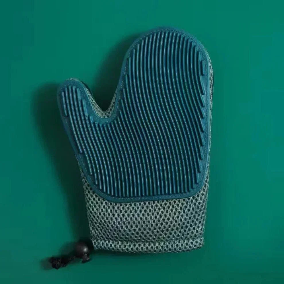FurCare™ | Doppelseitiger Fellpflege-Handschuh mit Massagefunktion