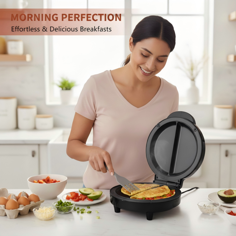 DualCook™ | Beidseitiger Frühstücksmacher – Mühelose Morgen garantiert