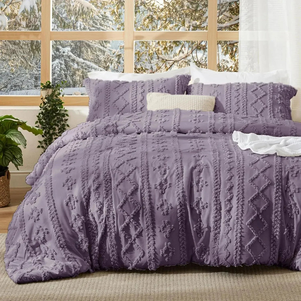 CozyNest™ | Weiches Boho-Bettdecken-Set mit Kissenbezügen | Letzter Tag Rabatt!