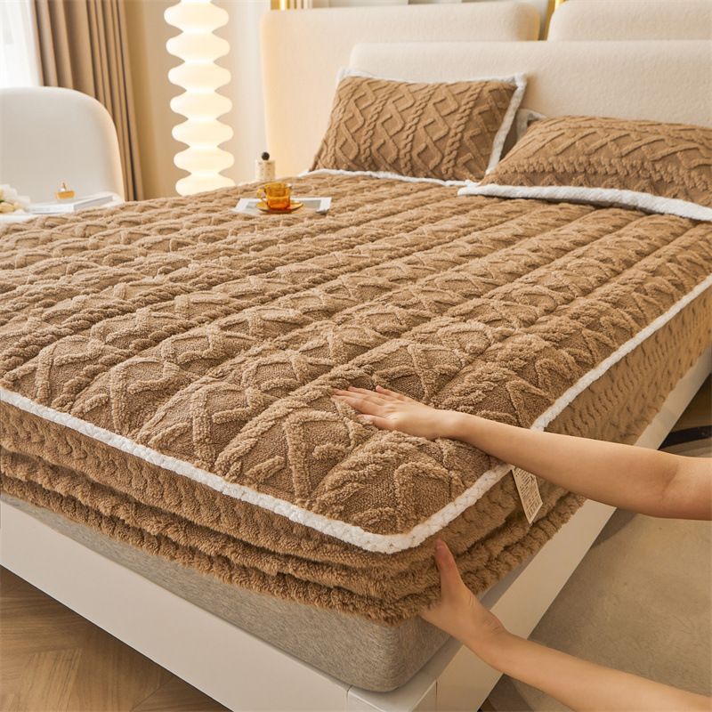 CozyWrap™ | Dicke warme Spannbettauflage