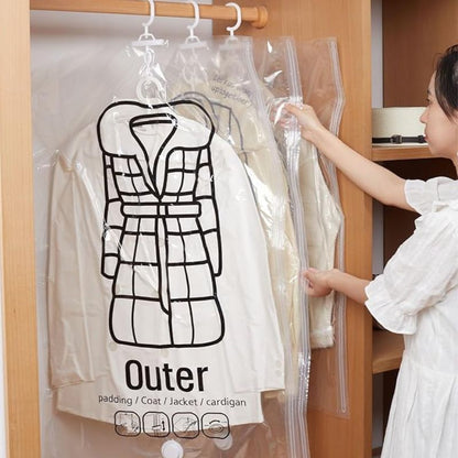 ClosetCrush — Vakuum-Aufbewahrungsbeutel für Kleidung und Ordnung im Kleiderschrank