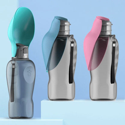 HydroPup™ | Auslaufsichere Hundewasserflasche mit faltbarem Napf