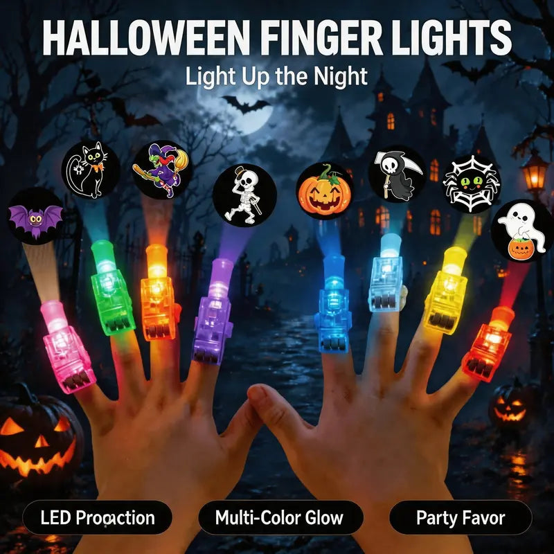 🎃 Halloween-Finger-Projektionslichter
