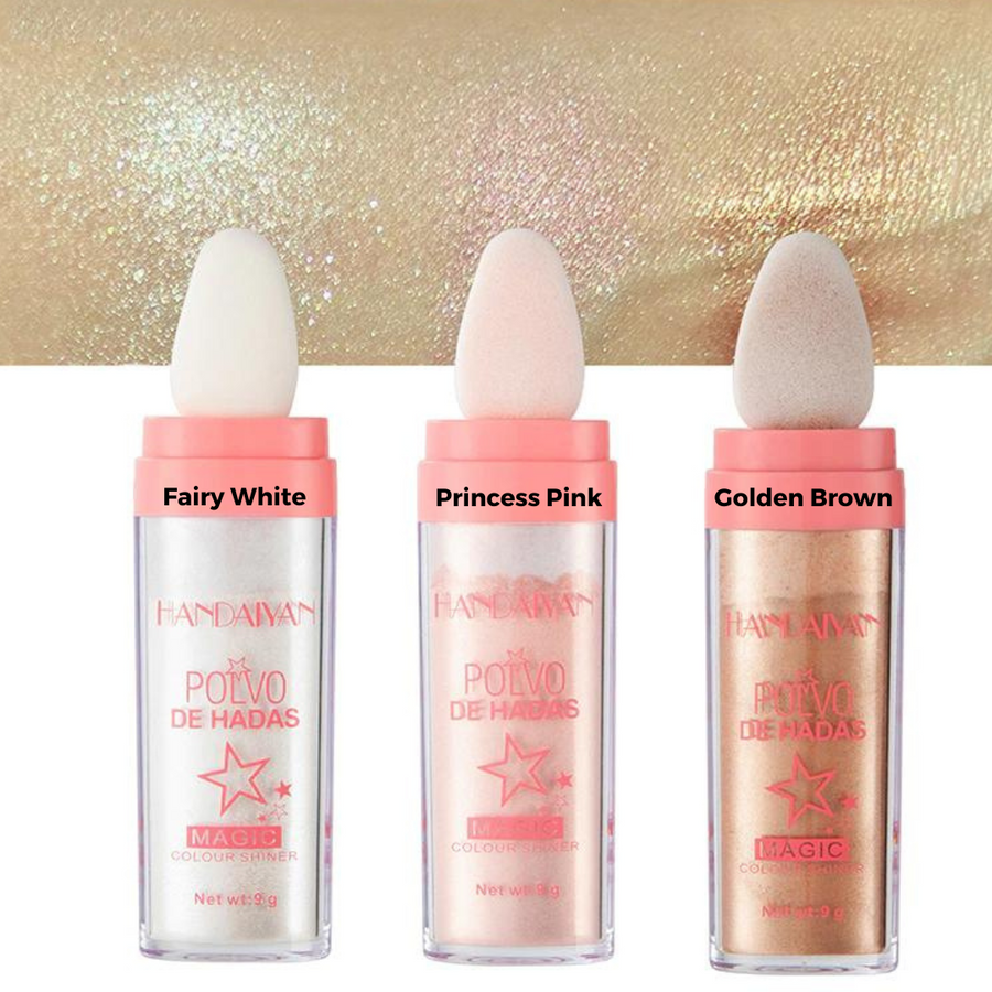 LumaBlaze — Schimmer-Puder-Highlighter-Stick für strahlenden Glow im Gesicht & am Körper