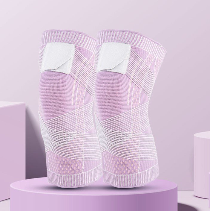 Sportliche Kniebandage – Kompressionsstütze als Sleeve