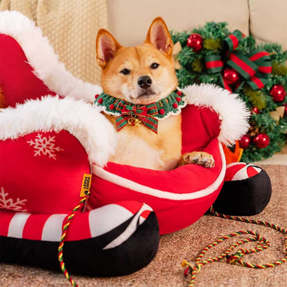 PawSleigh™ |  Das saisonale Hundebett für gemütliche Winterträume