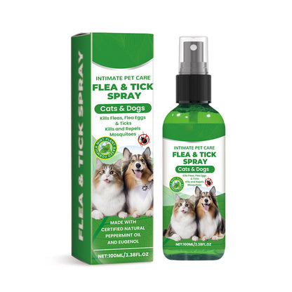 1+1 GRATIS | FurShield™ | Natürliches Schutzspray gegen Flöhe, Zecken & Mücken